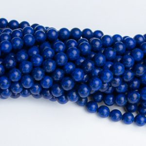 Piedra Semi Preciosas NO. 8 mm Azul Rey